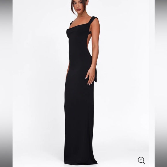 Tiger Mist Black Sleeveless Backless Gown - Picture 3 of 4